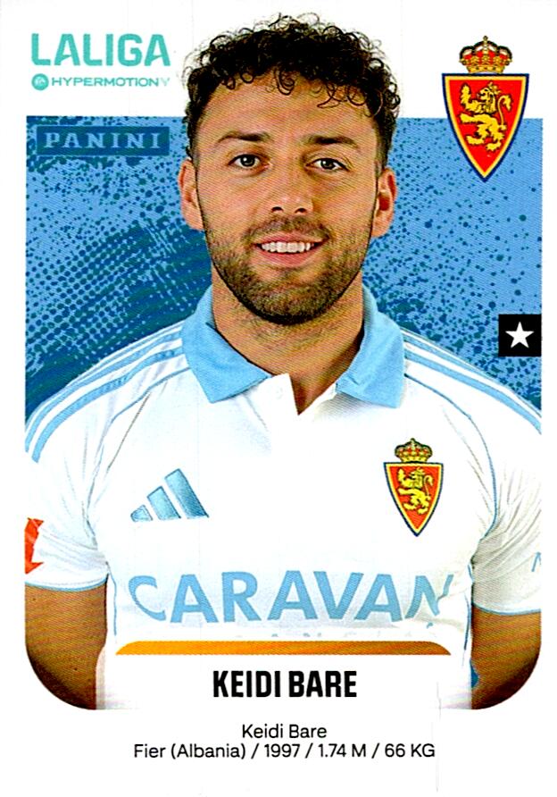 LALIGA HYPERMOTION 2025-26 KEIDI BARE ZARAGOZA Nº410