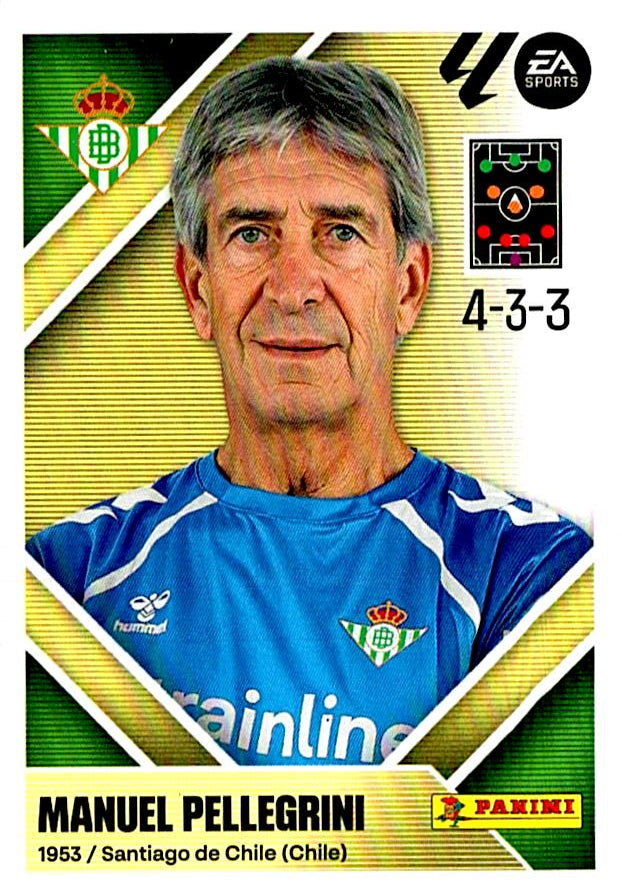 LIGA ESTE 2026/2027 MANUEL PELLEGRINI REAL BETIS Nº2