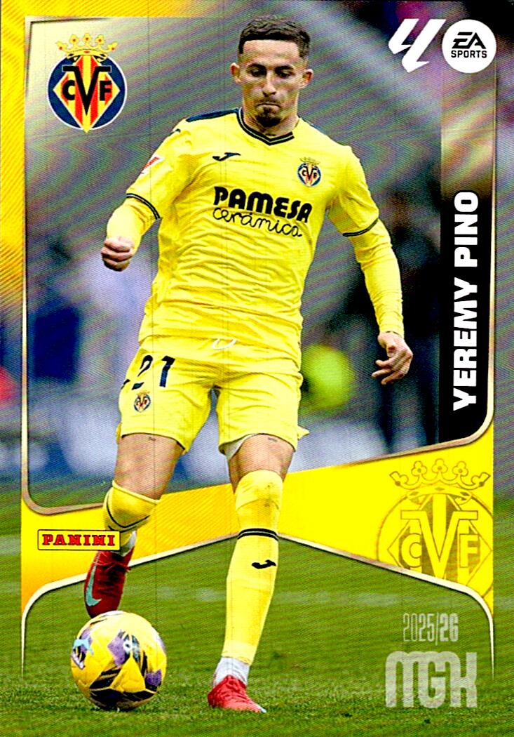 MEGACRACKS 2025/2026 YEREMY PINO VILLARREAL CF Nº377