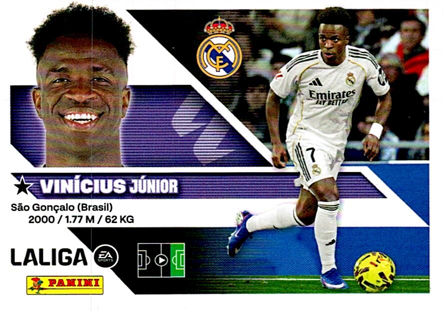 LIGA ESTE 2026/2027  REAL MADRID VINICIUS Nº19