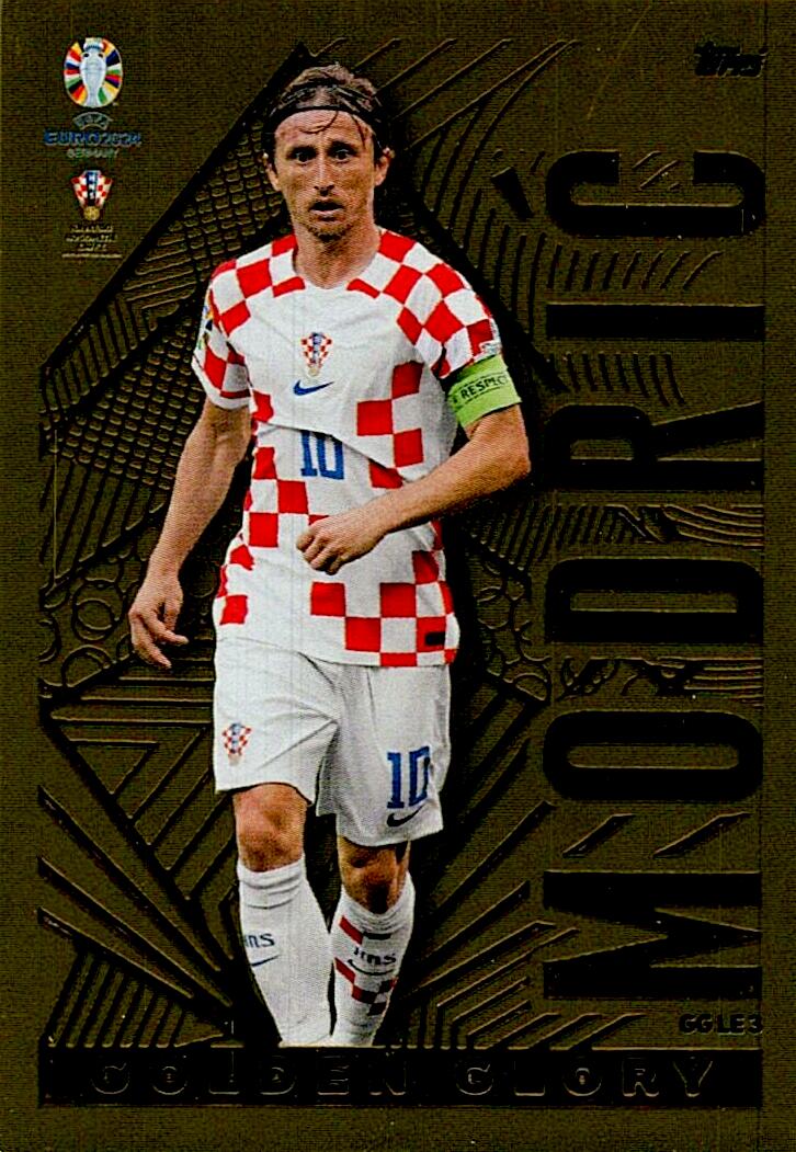 TOPPS UEFA EURO 2024 MODRIC GOLDEN GLORY GG LE3