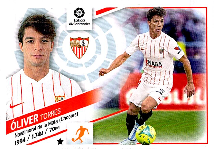 Cromo Liga Este 2022/2023 OLIVER SEVILLA FC Nº14B