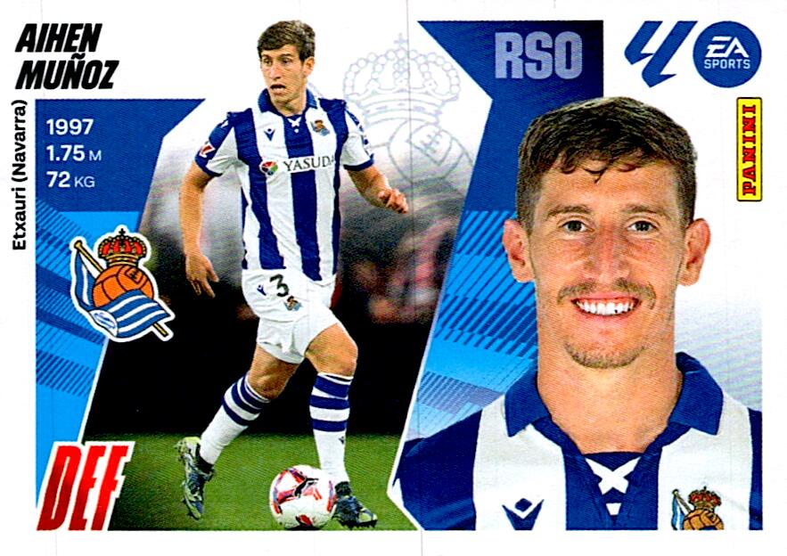 LIGA ESTE 2025/2026 REAL SOCIEDAD AIHEN MUÑOZ Nº10B