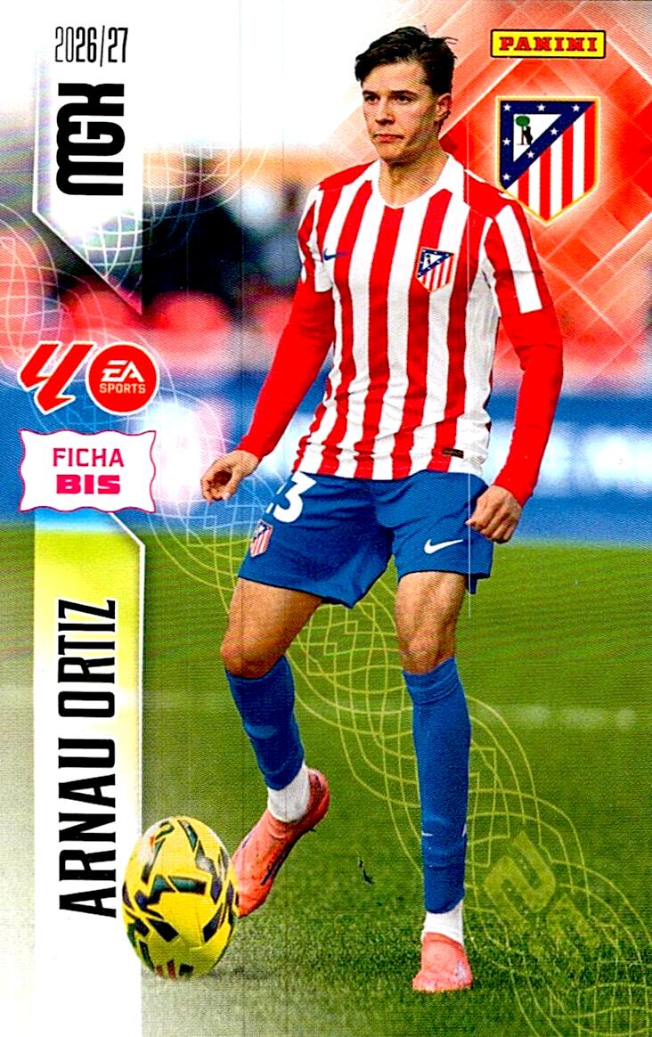 MEGACRACKS 2026/2027 ARNAU ORTIZ FICHA BIS Nº68 BIS SEGUNDA EDICION
