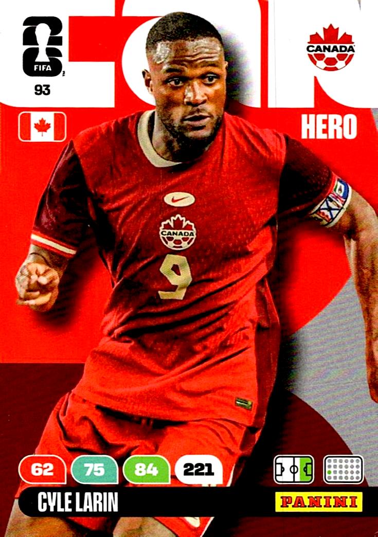 ADRENALYN WORLD CUP 2026 CYLE LARIN CANADA Nº93