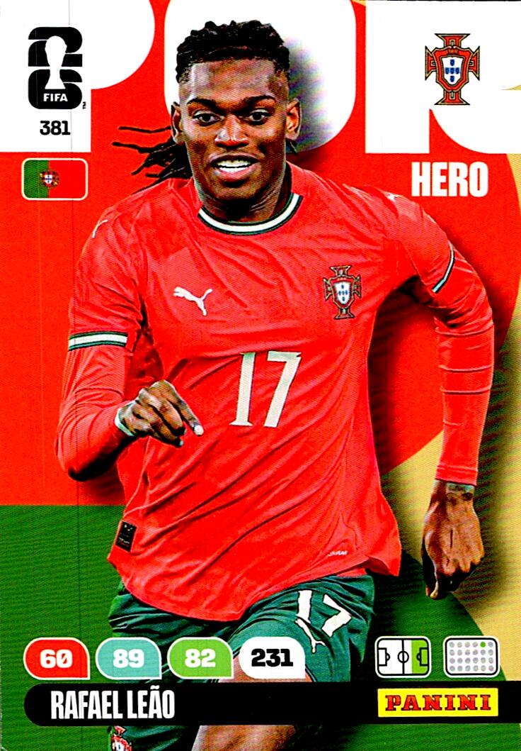 ADRENALYN WORLD CUP 2026 RAFAEL LEAO PORTUGAL Nº381