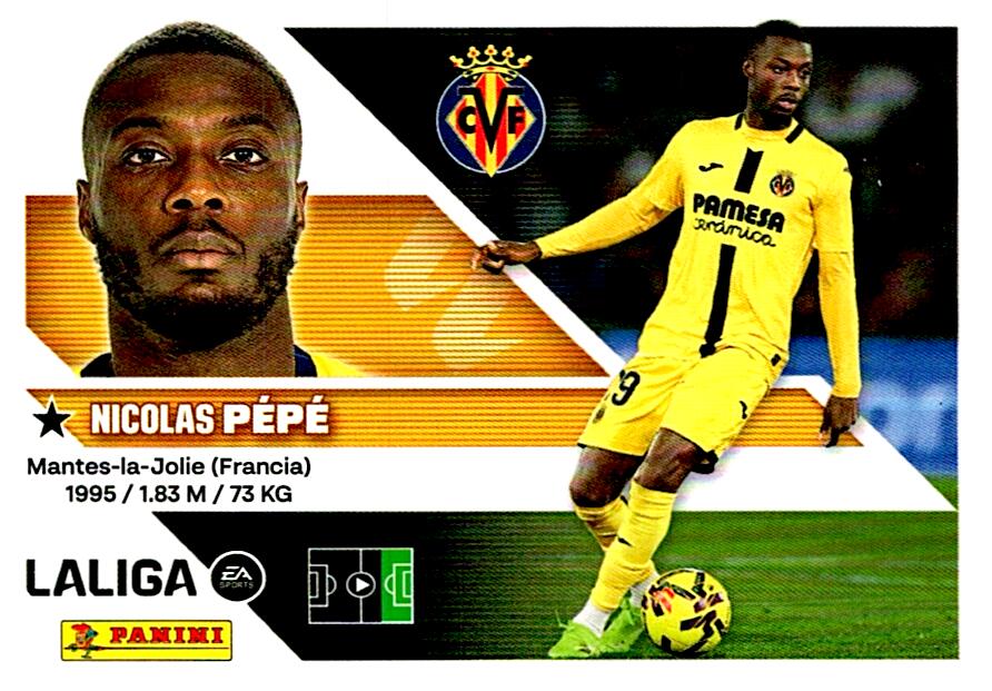 LIGA ESTE 2026/2027  VILLAREAL CF PÉPÉ Nº18