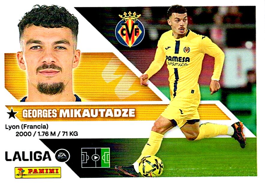 LIGA ESTE 2026/2027  VILLAREAL CF MIKAUTADZE Nº19