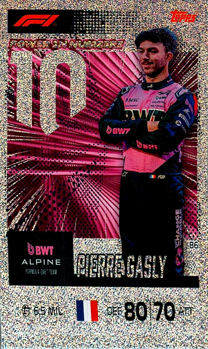 TURBO ATTAX FORMULA 1 2026 PIERRE GASLY Nº86