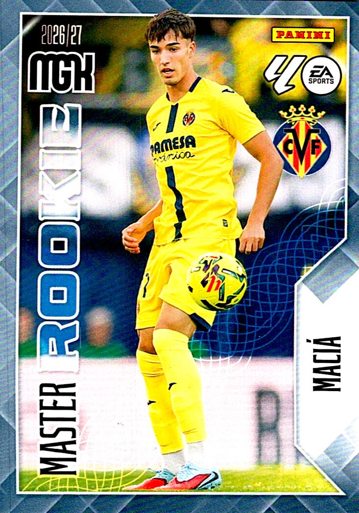 MEGACRACKS 2026/2027 MATER ROOKIE MACÍA VILLARREAL CF Nº417