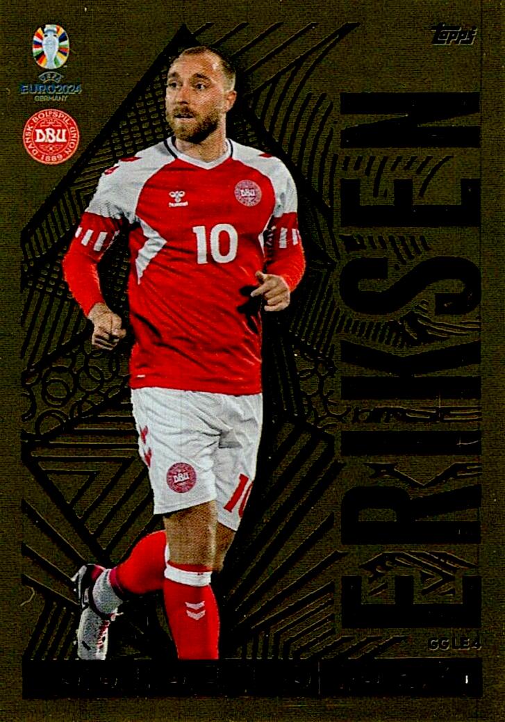 TOPPS UEFA EURO 2024 ERIKSEN GOLDEN GLORY GG LE4
