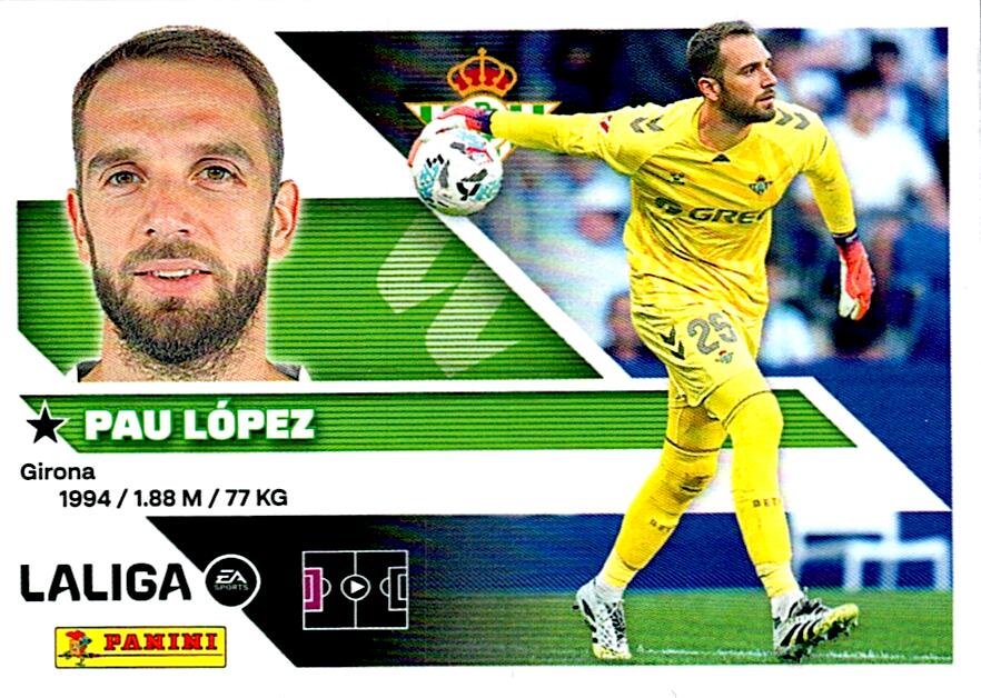LIGA ESTE 2026/2027 PAU LOPEZ REAL BETIS Nº4