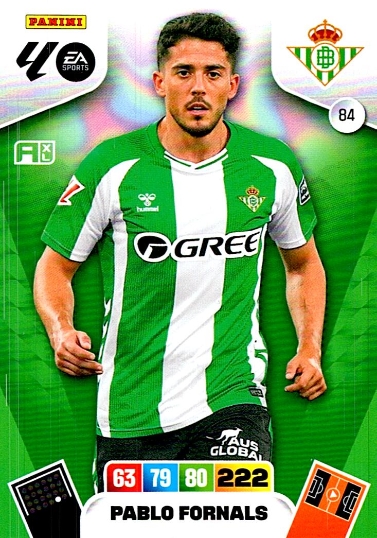 ADRENALYN LA LIGA 2025/2026 PABLO FORNALS REAL BETIS Nº84