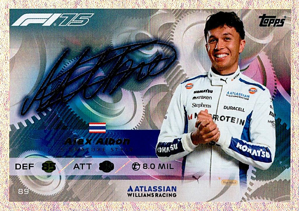 Turbo Attax 2025 ALEX ALBON AUTO nº89