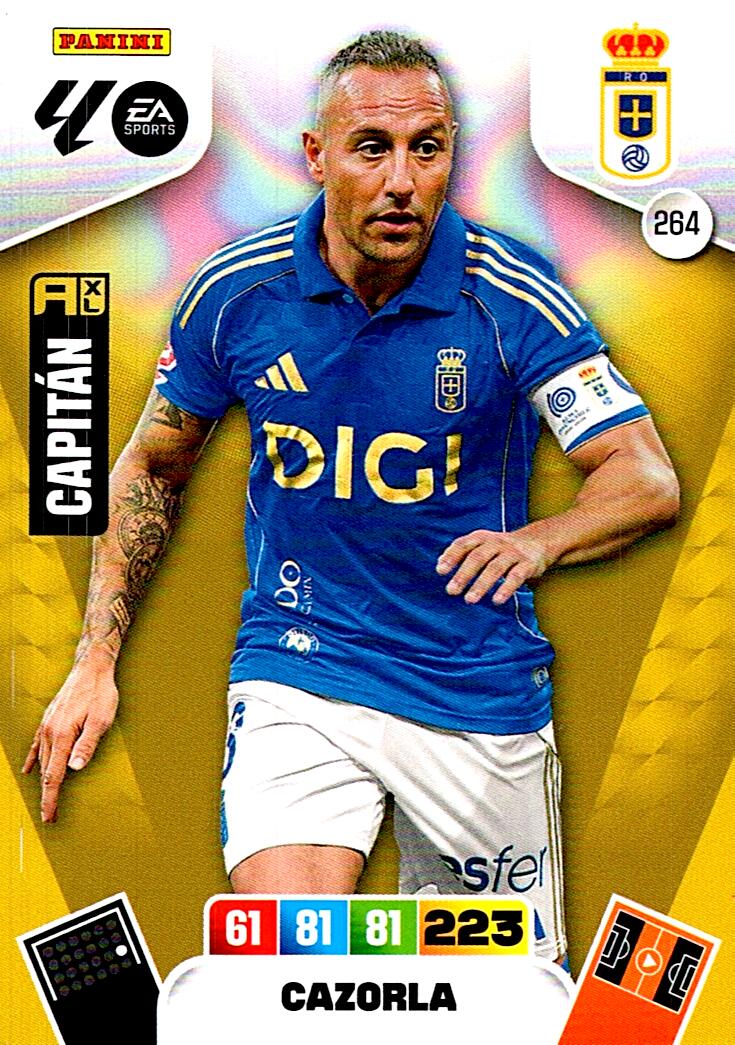 ADRENALYN LA LIGA 2025/2026 CAZORLA REAL OVIEDO Nº264