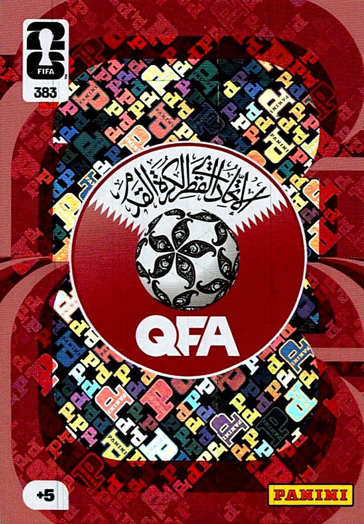 ADRENALYN WORLD CUP 2026 ESCUDO QATAR Nº383