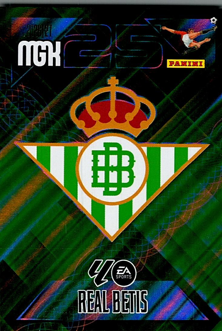 MEGACRACKS 2026/2027 ESCUDO REAL BETIS Nº91