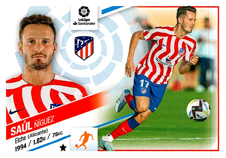 Cromo Liga Este 2022/2023 SAUL COLOCA Nº9BIS CUARTA EDICION