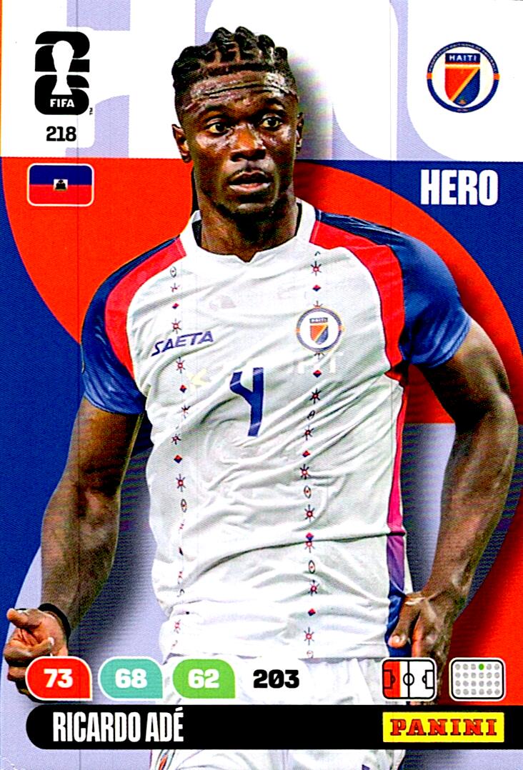 ADRENALYN WORLD CUP 2026 RICARDO ADE HAITI Nº218