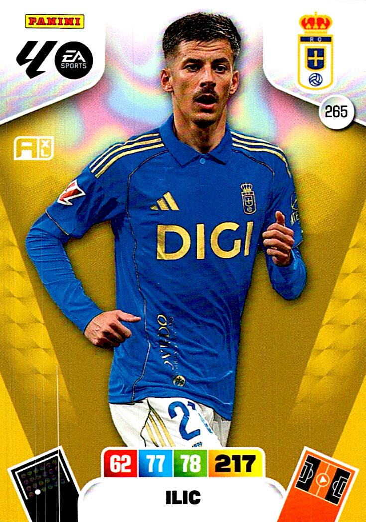 ADRENALYN LA LIGA 2025/2026 ILIC REAL OVIEDO Nº265