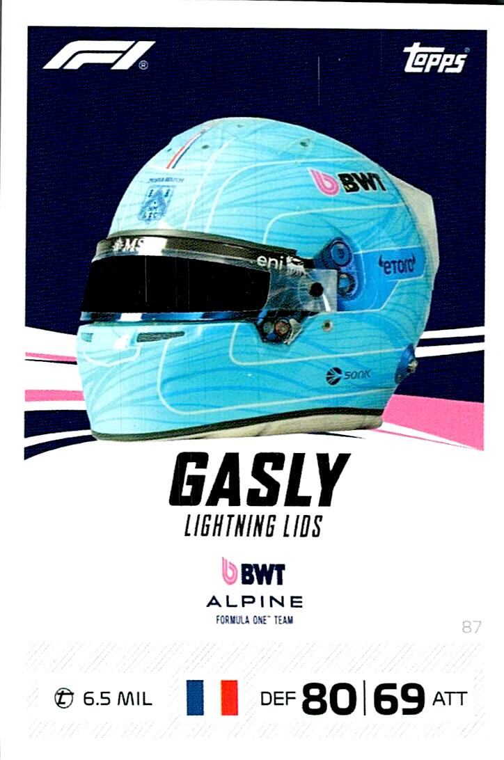 TURBO ATTAX FORMULA 1 2026 PIERRE GASLY Nº87