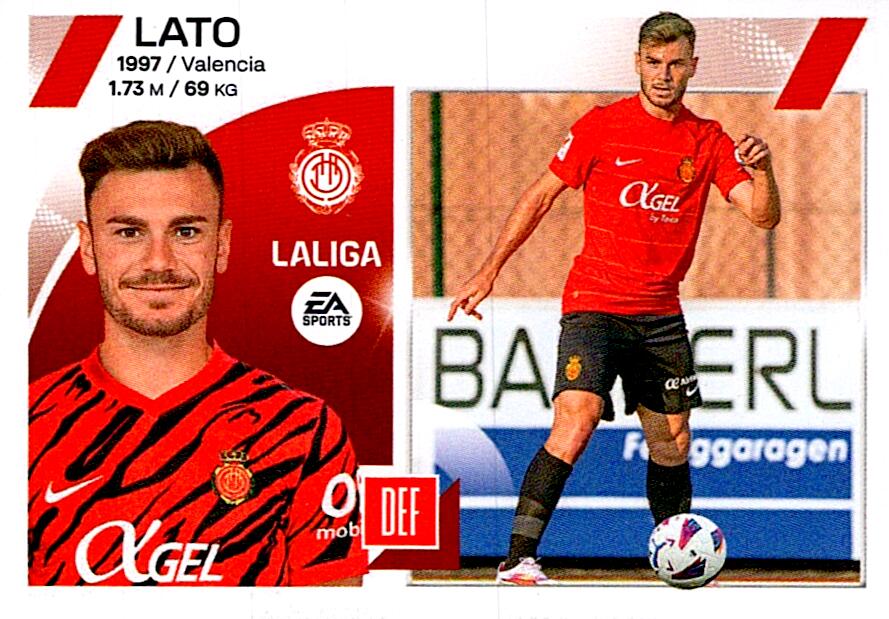 LIGA ESTE 2023/24 LATO RCD MALLORCA Nº9 BIS COLOCA SEGUNDA EDICION