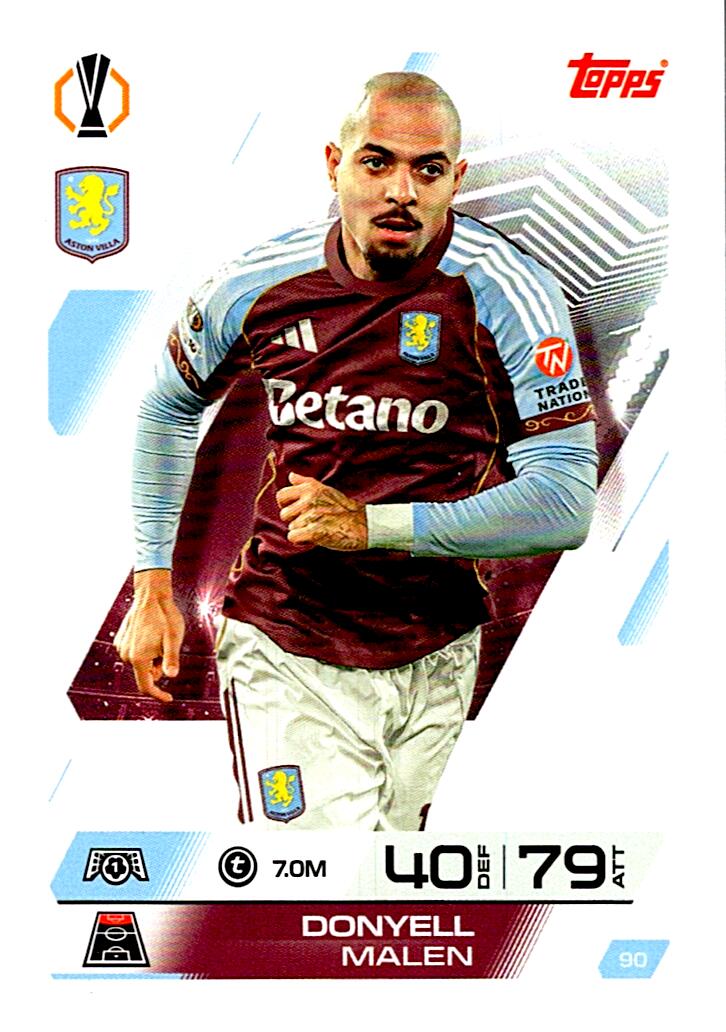 MATCH ATTAX CHAMPIONS LEAGUE 2025/2026 DONYELL MALEN Nº90