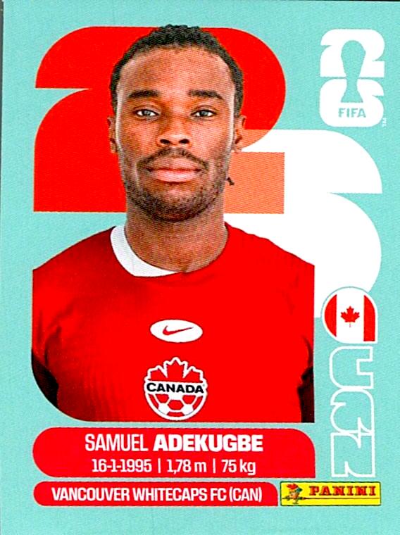 STICKERS FIFA WORLD CUP 2026 SAMUEL ADEKUGBE NºCAN 5