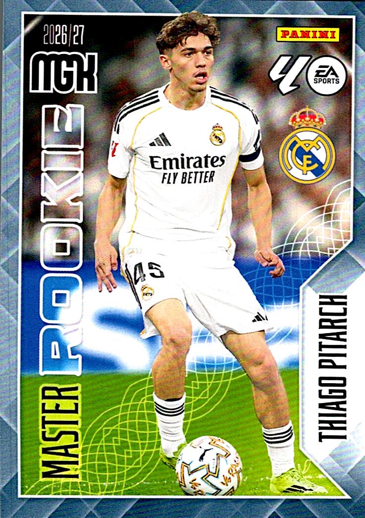 MEGACRACKS 2026/2027 MATER ROOKIE THIAGO PITARCH REAL MADRID Nº419