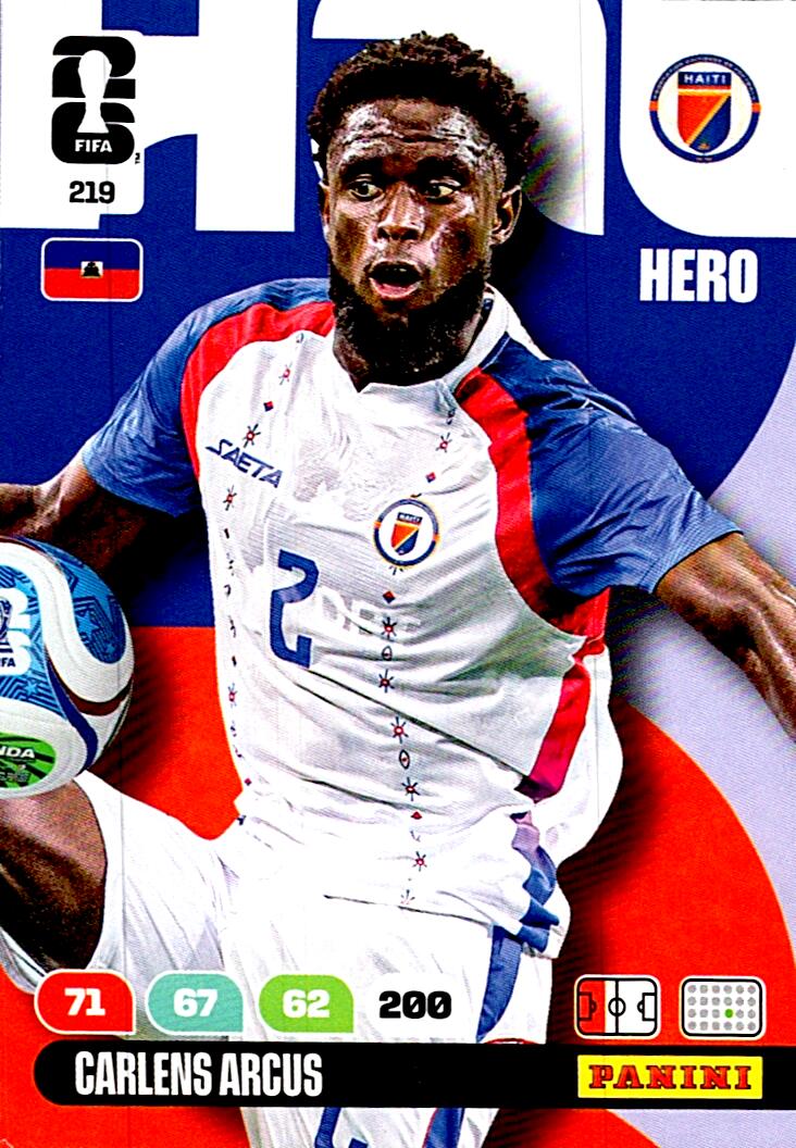 ADRENALYN WORLD CUP 2026 CARLENS ARCUS HAITI Nº219