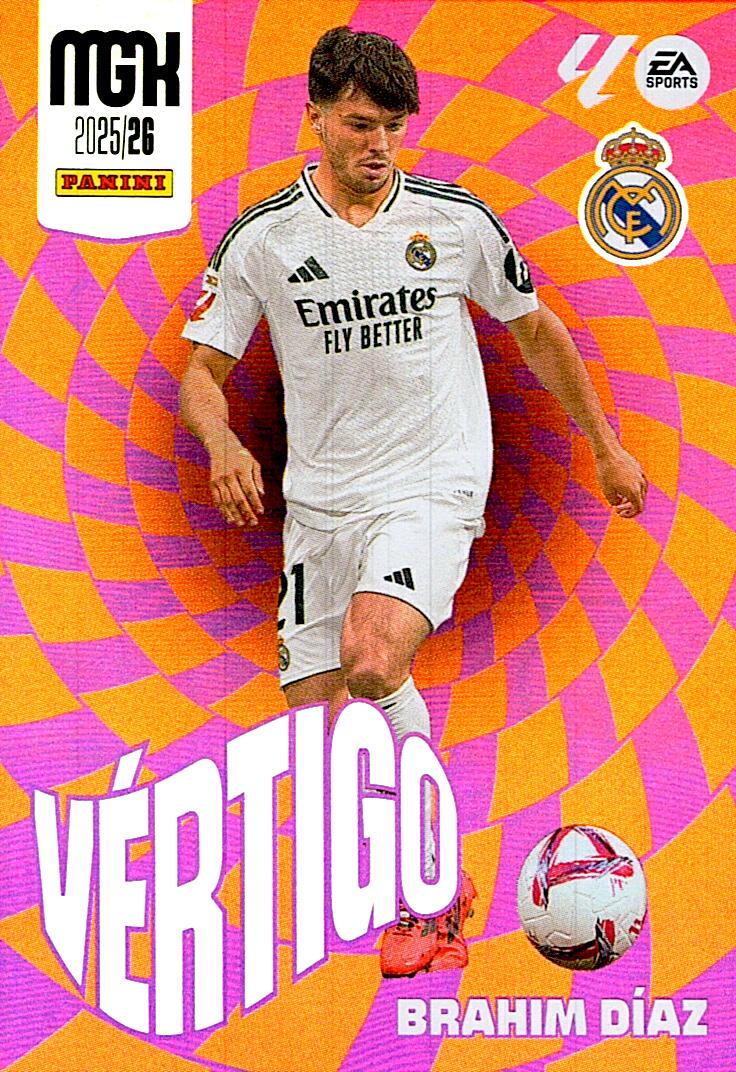 MEGACRACKS 2025/2026 BRAHIM DIAZ VERTIGO Nº381