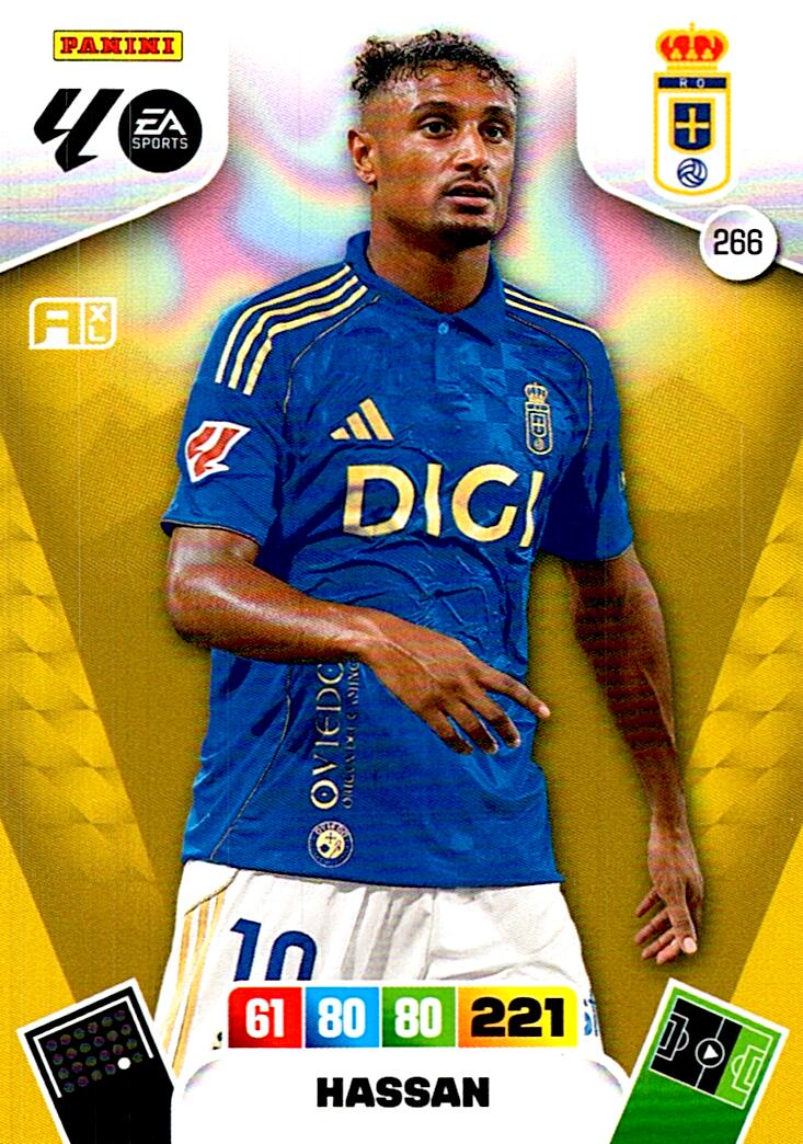 ADRENALYN LA LIGA 2025/2026 HASSAN REAL OVIEDO Nº266