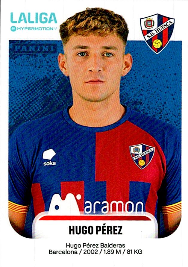 LALIGA HYPERMOTION 2025-26 HUGO PEREZ HUESCA Nº237B
