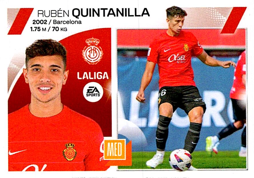LIGA ESTE 2023/24 QUINTANILLA RCD MALLORCA Nº11 BIS COLOCA CUARTA EDICION