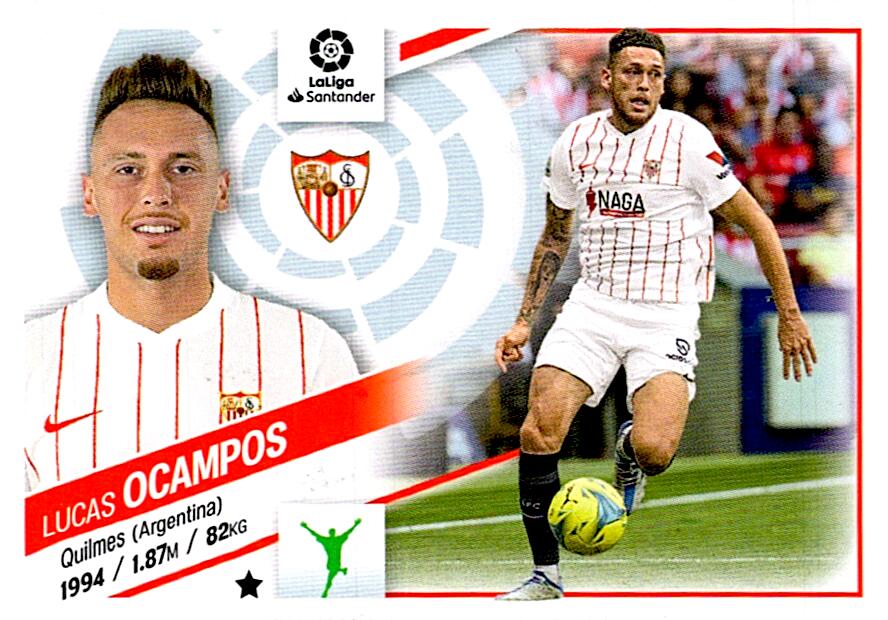 Cromo Liga Este 2022/2023 OCAMPOS SEVILLA FC Nº17