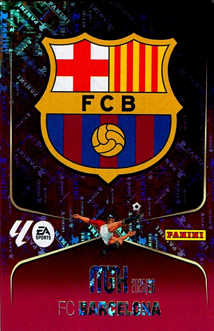 MEGACRACKS 2025/2026 FC BARCELONA ESCUDO Nº73
