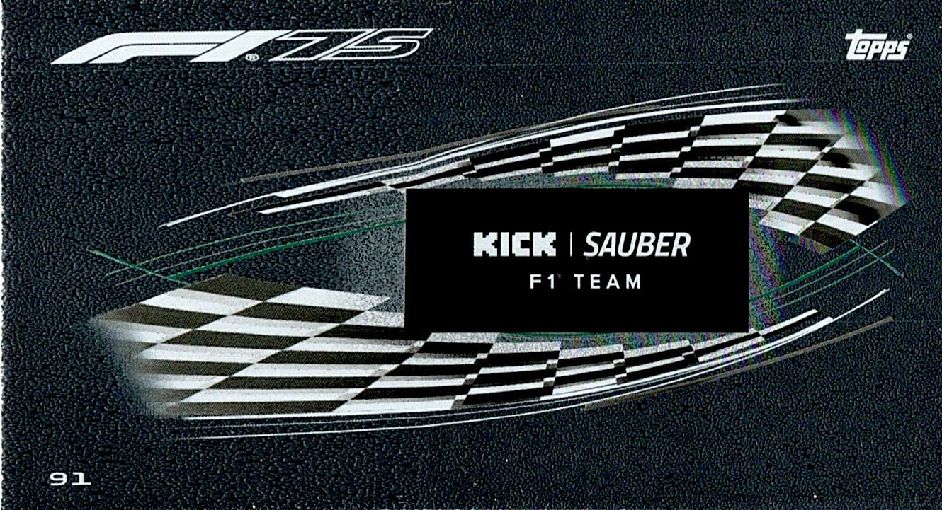 Turbo Attax 2025 LOGO KICK SAUBER nº91