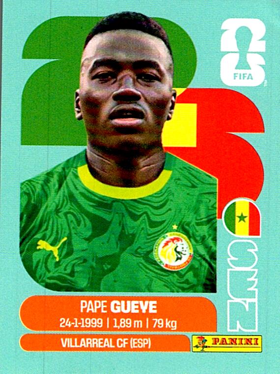 STICKERS FIFA WORLD CUP 2026 PAPE GUEYE NºSEN 11