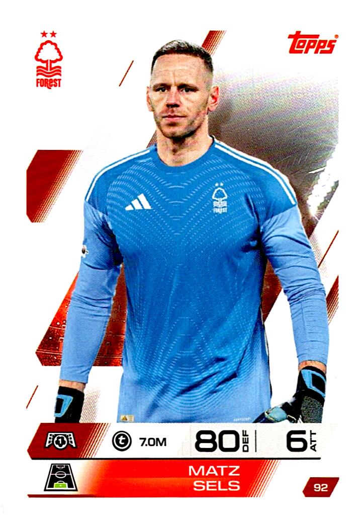 MATCH ATTAX CHAMPIONS LEAGUE 2025/2026 MATZ SELS Nº92