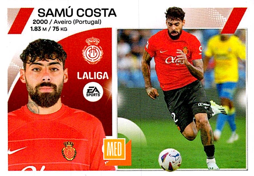 LIGA ESTE 2023/24 SAMU COSTA RCD MALLORCA Nº12 BIS COLOCA TERCERA EDICION
