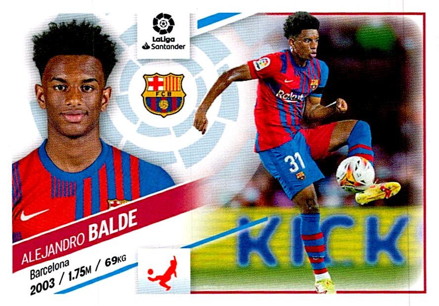 Cromo Liga Este 2022/2023 BALDE COLOCA Nº13BIS CUARTA EDICION