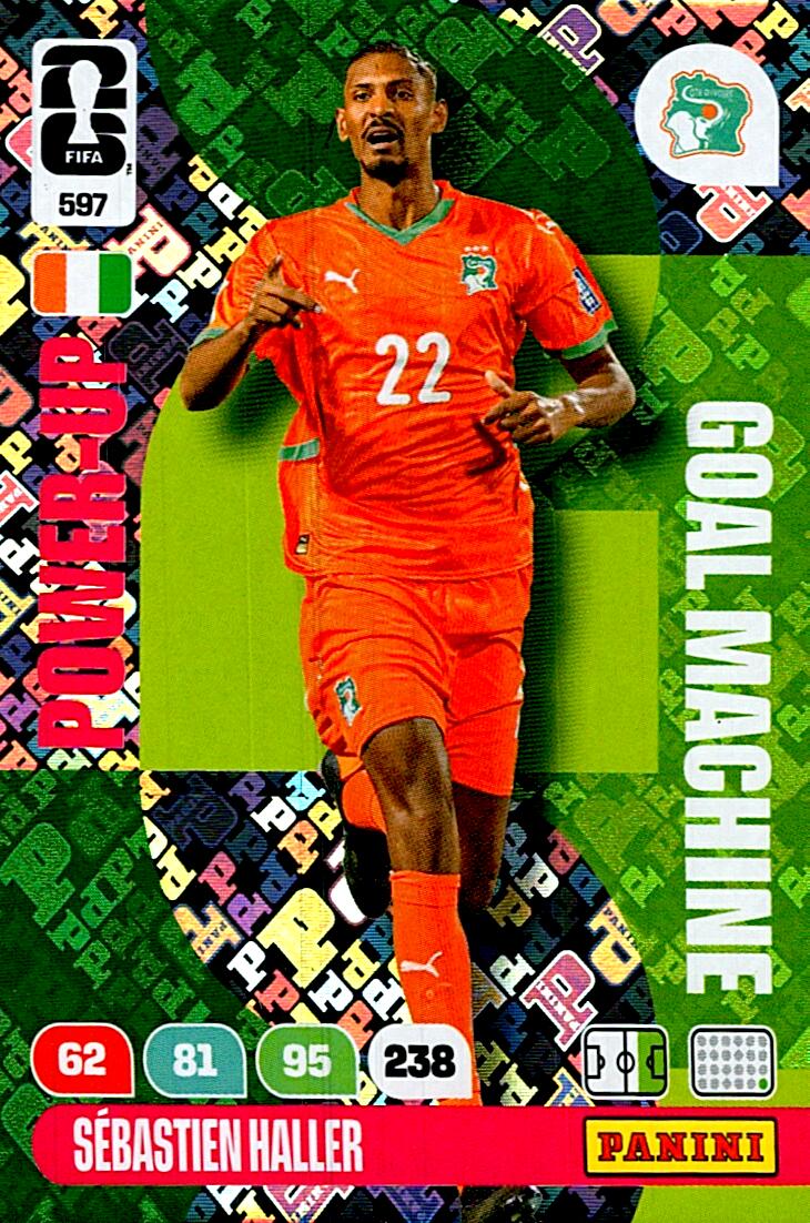 ADRENALYN WORLD CUP 2026 SEBASTIEN HALLER GOAL MACHINE Nº597