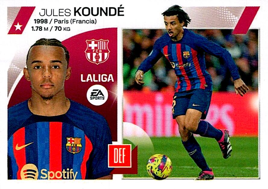 LIGA ESTE 2023/24 KOUNDE FC BARCELONA 7