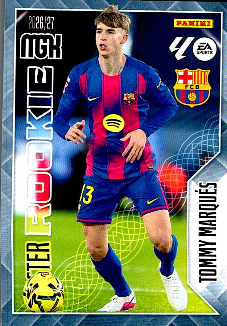 MEGACRACKS 2026/2027 MATER ROOKIE TOMMY MÁRQUES FC BARCELONA Nº420