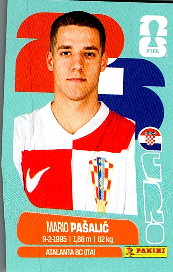 STICKERS FIFA WORLD CUP 2026 MARIO PASALIC NºCRO 14