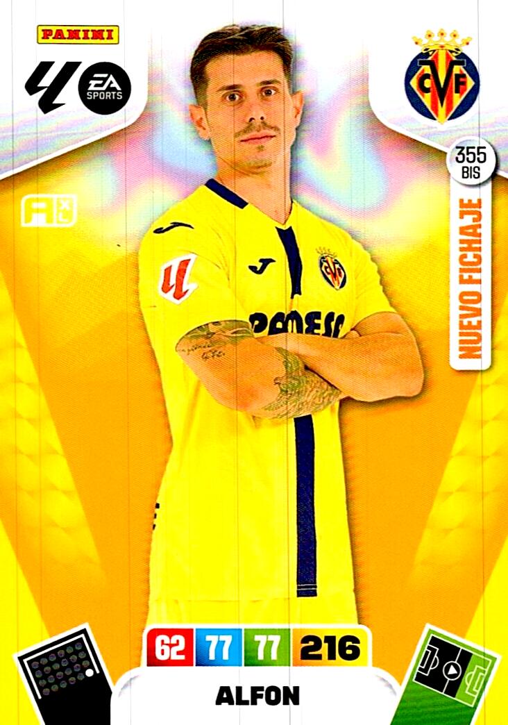 ADRENALYN LA LIGA 2025/2026 ALFON NUEVO FICHAJE Nº355 BIS