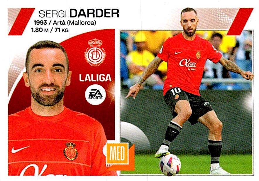 LIGA ESTE 2023/24 DARDER RCD MALLORCA Nº15 BIS COLOCA TERCERA EDICION