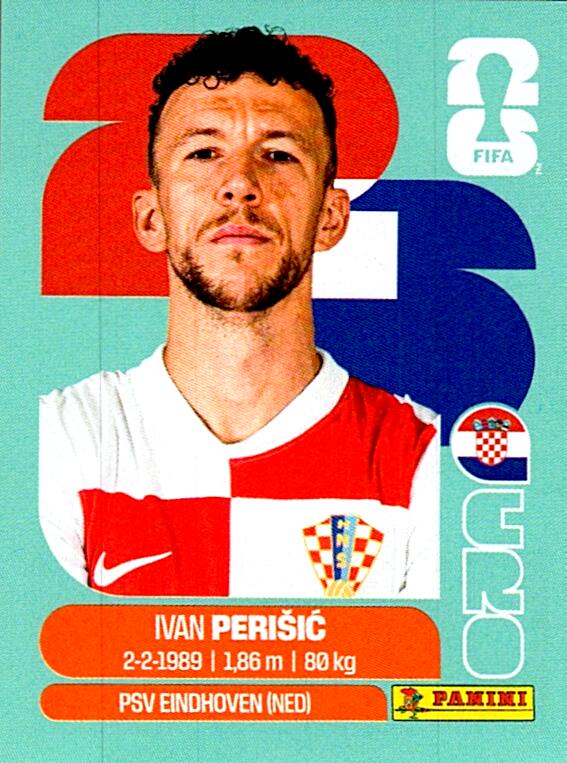 STICKERS FIFA WORLD CUP 2026 IVAN PERISIC NºCRO 16