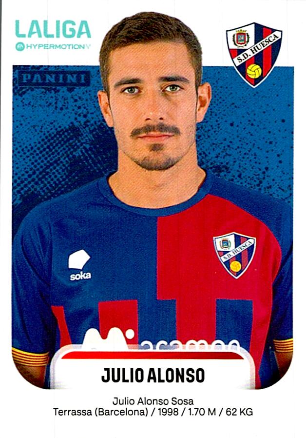 LALIGA HYPERMOTION 2025-26 JULIO ALONSO HUESCA Nº239