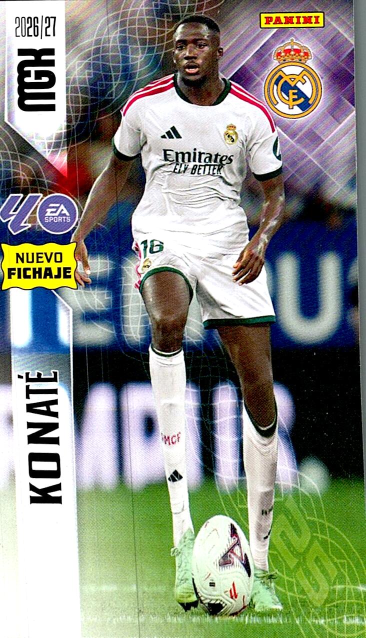 MEGACRACKS 2026/2027 KONATE NUEVO FICHAJE Nº464 SEGUNDA EDICION